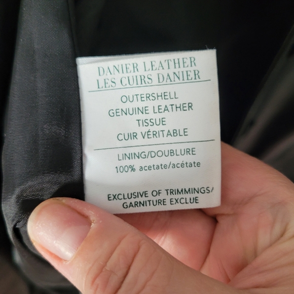 Vintage Danier Butter Leather Blazer sz 12 - Picture 5 of 9